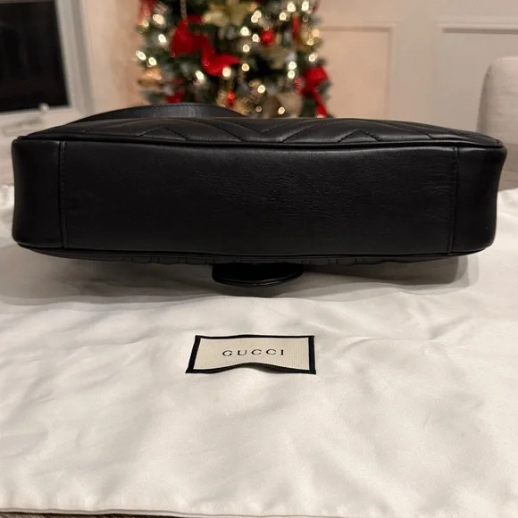 Gucci Black Quilted Marmont w/Gold Hardware - Picture 6 of 16